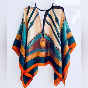 🆕 Silky Chain Print Shawl Scarf
